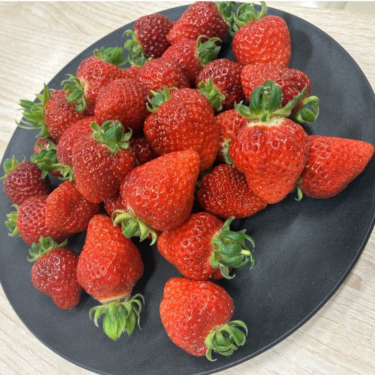 収穫したよつぼし。想像以上に甘い実ができました。